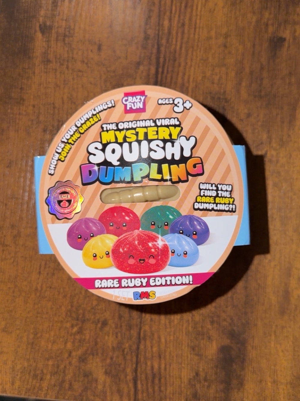 RMS Crazy Fun Mystery Squishy Dumpling Rare Ruby Edition Blind Box